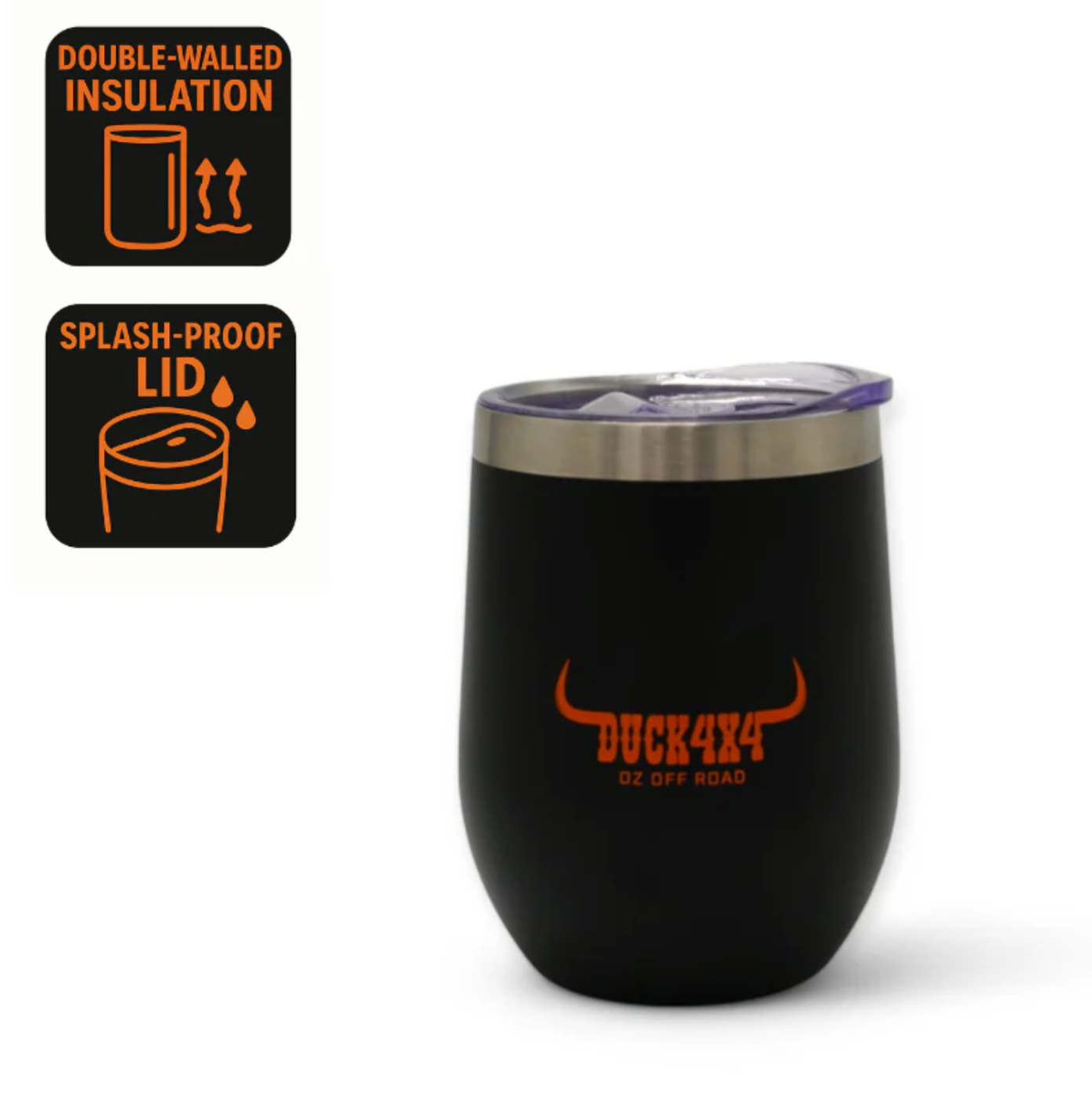 Insulated Stainless Steel Wine Tumbler