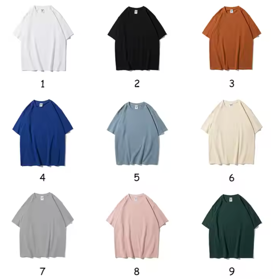 100% Cotton T-shirt 240 GSM