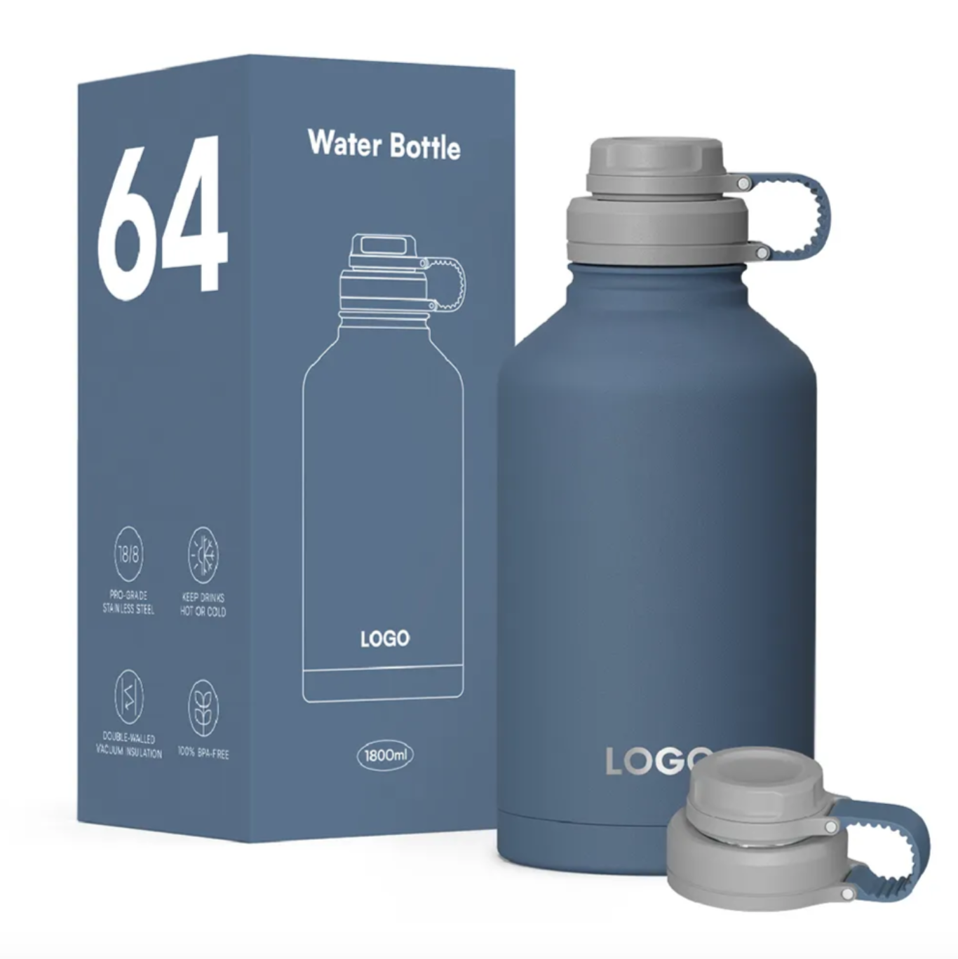 Stainless Steel Insulated Water Bottles With Infuser Lid