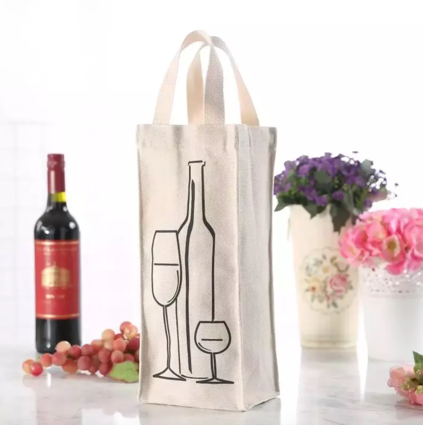 Canvas Wine Bag