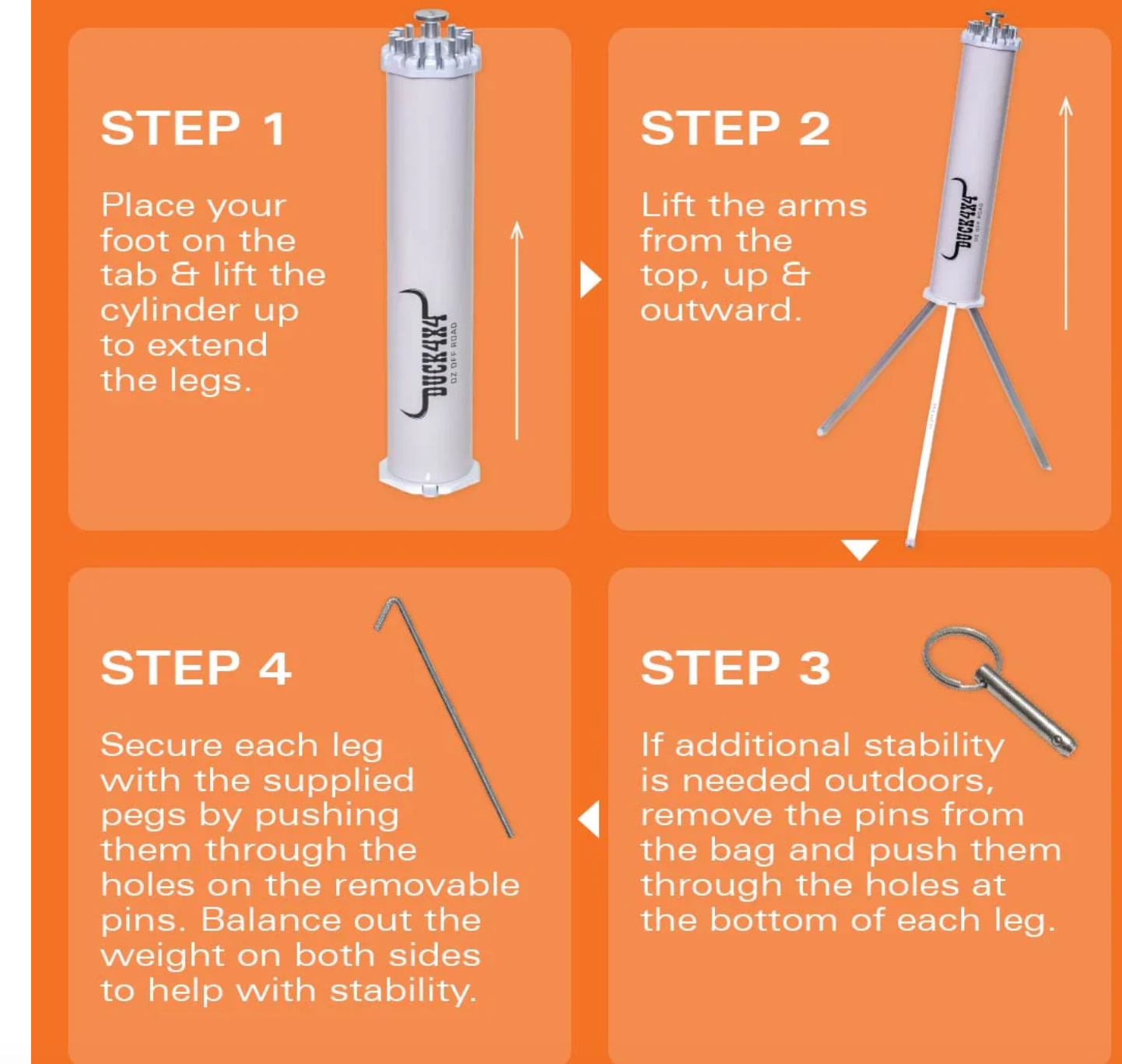 DUCK4X4 PORTABLE COMPACT CLOTHESLINE