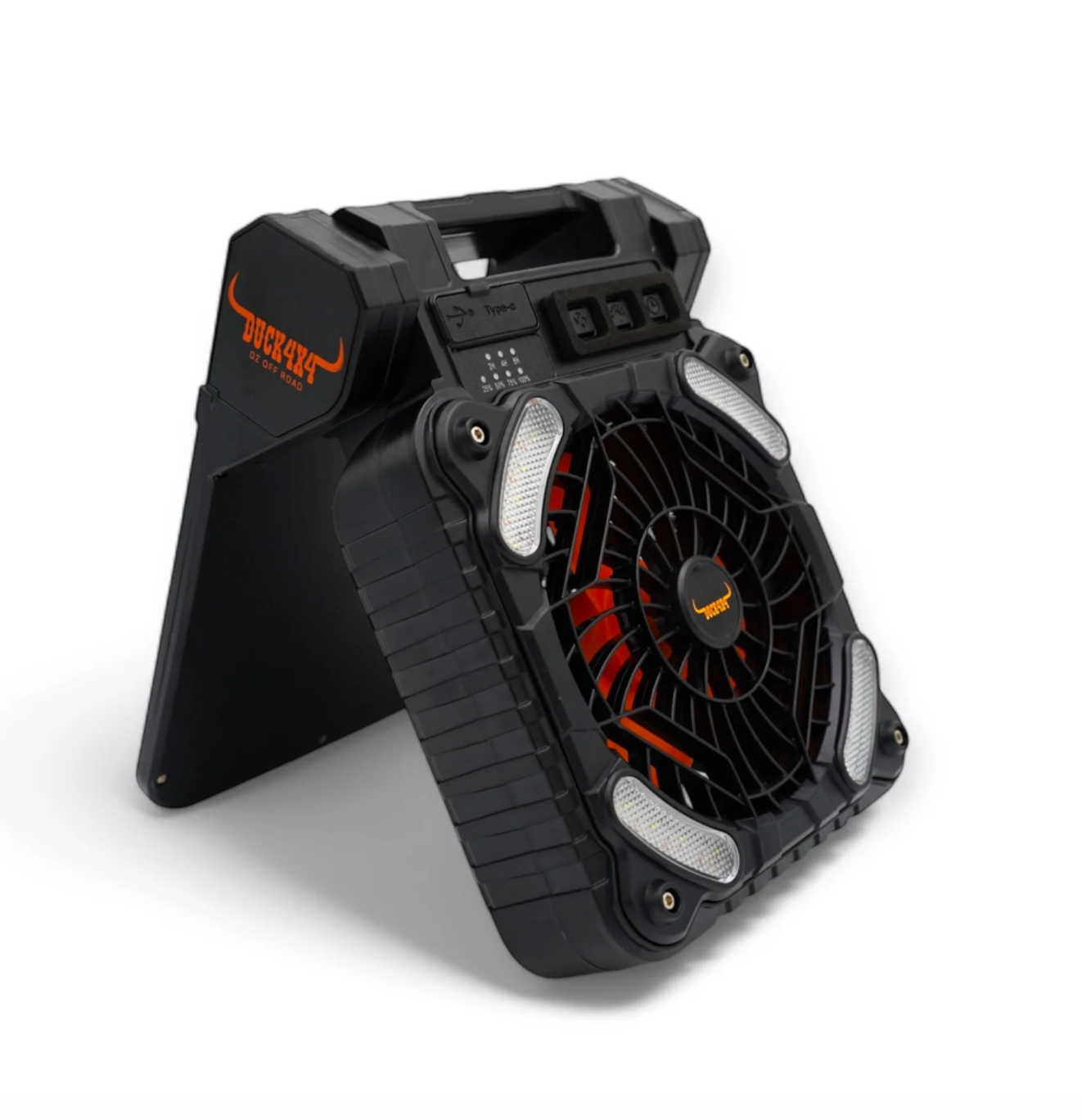 DUCK4X4 SOLAR PORTABLE FAN & LIGHT