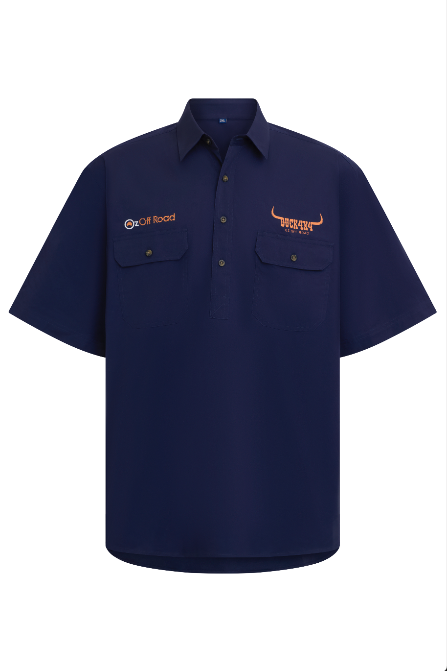 Custom Half Button Country Shirt