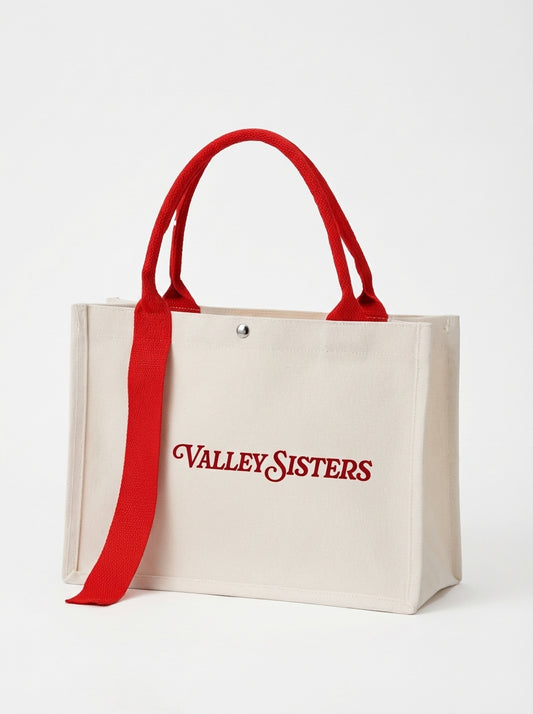 Structured Tote with Button